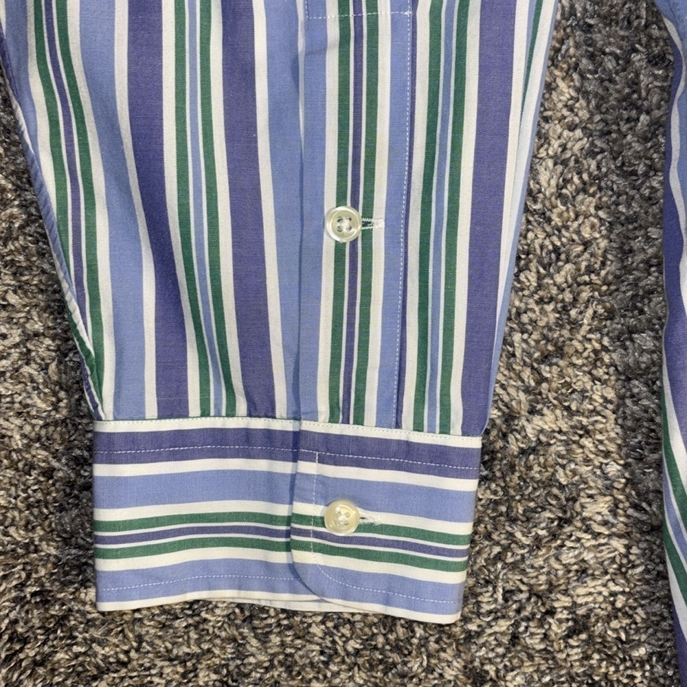 Ralph Lauren Blake Striped Button Up Shirt XL - Picture 5 of 10
